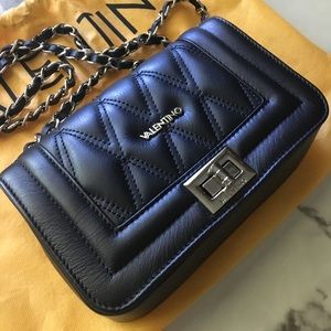 Mario Valentino | Bags | Mario Valentino Beatriz D Leather Shoulder Bag |  Poshmark